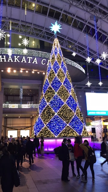 博多駅前がクリスマスモードに。。。。。。02