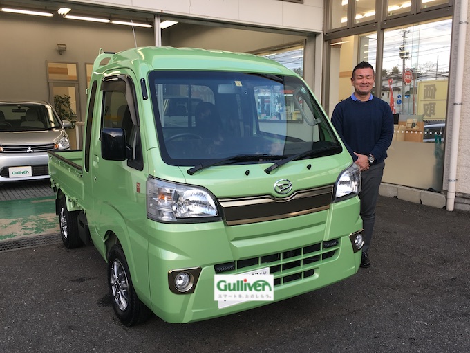 【ご納車】ダイハツ　ハイゼットトラック　U様　仙台市/宮城県/中古車01