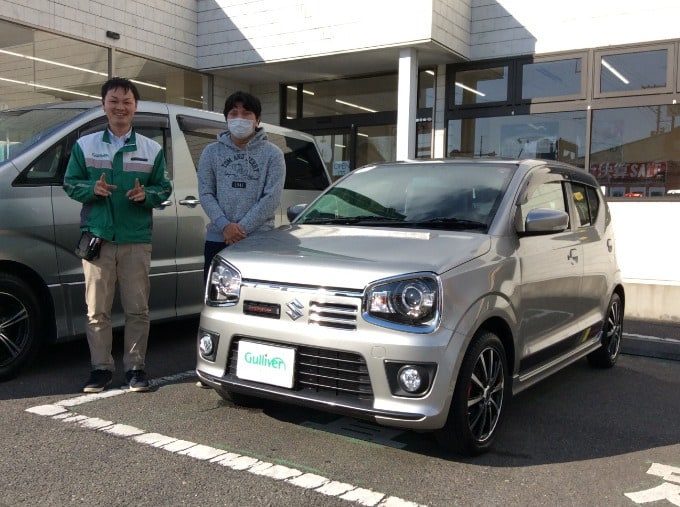 ご納車 アルトワークス 車買取販売ならガリバー本宮店の事例紹介 G 中古車のガリバー