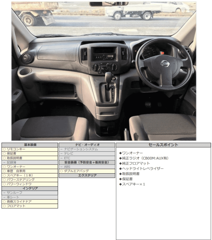 H30 日産 ＮＶ２００バネット ＤＸ03