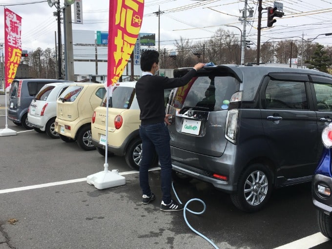 【ガリバー佐久店】お車をきれいに！01