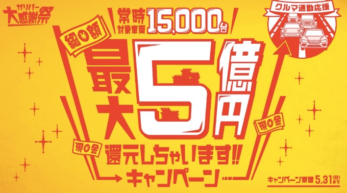 最大５億円還元キャンペーン開催中！！！！！！！01