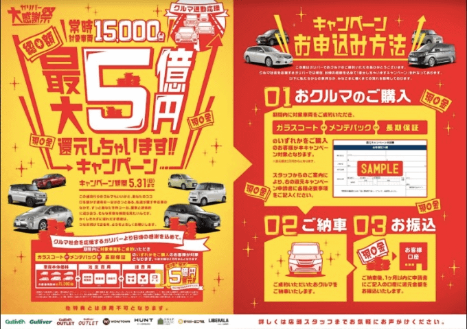 最大5億円還元キャンペーン！01