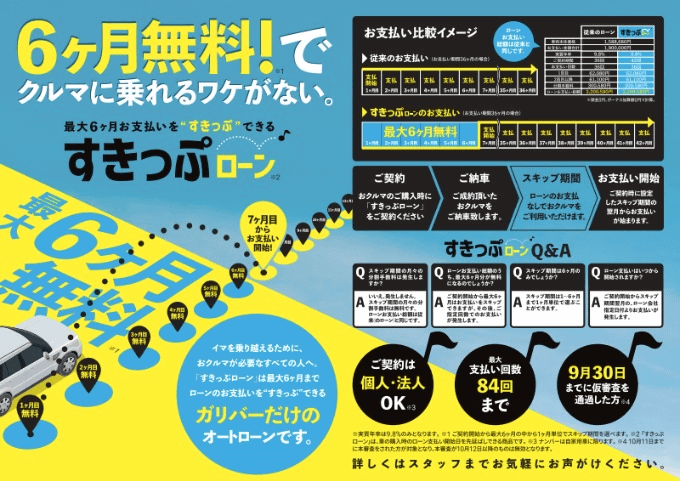 最大６ヶ月お支払いを”すきっぷ”できる！？01