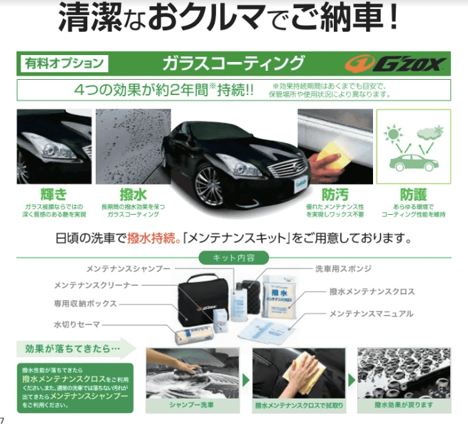 納車前クリーニング について 車買取販売ならガリバーミニクル4号福島店のメンテナンス情報 Mc 中古車のガリバー