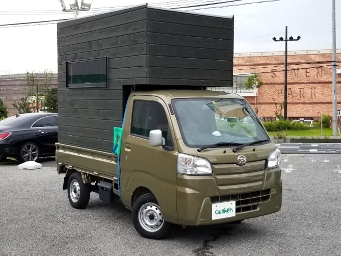 ダイハツ ハイゼットトラック移動販売車 キッチンカー 水道 換気扇 ダークグリーン 入庫しました 車買取販売ならガリバー柏沼南店の中古車新着情報 G 中古車のガリバー