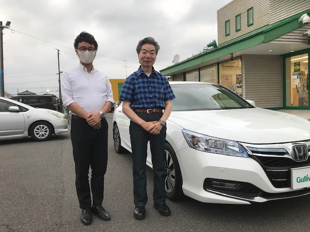 アコードハイブリッド納車しました 車買取販売ならガリバー富田店の事例紹介 G000061594703158814 中古車のガリバー