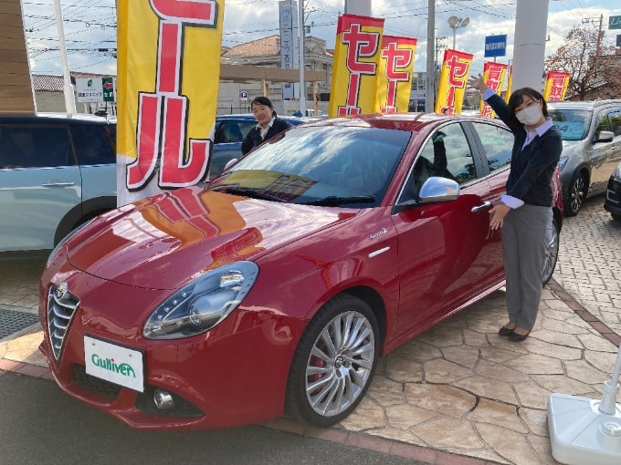 真っ赤なボディが魅力的 アルファロメオ ジュリエッタ 車買取販売ならガリバー福島鎌田店の中古車新着情報 G 中古車のガリバー