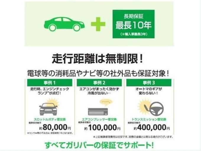 年式が新しい車こそ10年保証！02