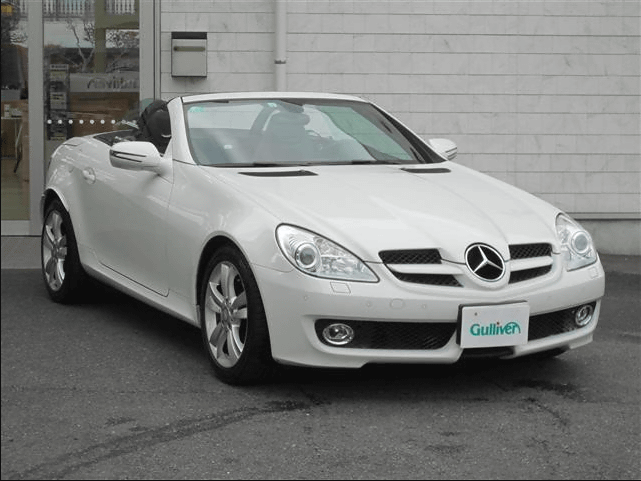 ◇新着在庫！　'09 Ｍ・ベンツ ＳＬＫ３５０　白！！　入荷しました！！◇01