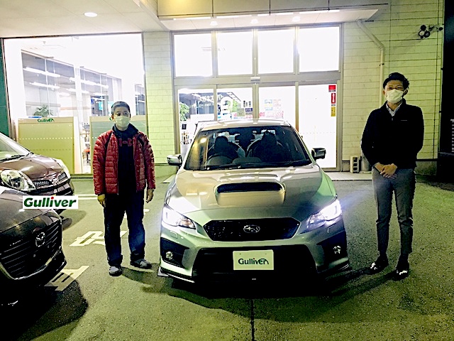 【ご納車】H29年式 スバル WRX S4 ２.０GT-S アイサイト N様。ガリバー 盛岡店、中古車査定・中古車販売でお役に立たせて頂きます。01