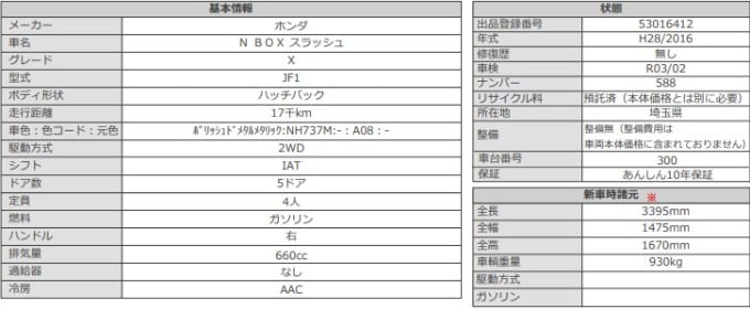 ホンダ　NBOX　スラッシュ入庫しました！！03