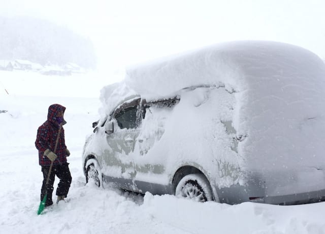 大雪注意！お出かけの際は天気予報の確認を！01