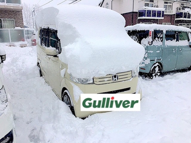 ガリバー盛岡店。岩手県の強烈寒波・大雪にも負けず元気に営業中です。中古車査定・中古車販売でお役に立たせて頂きます。01