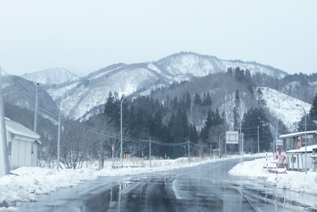 雪道の運転は気をつけて！！01