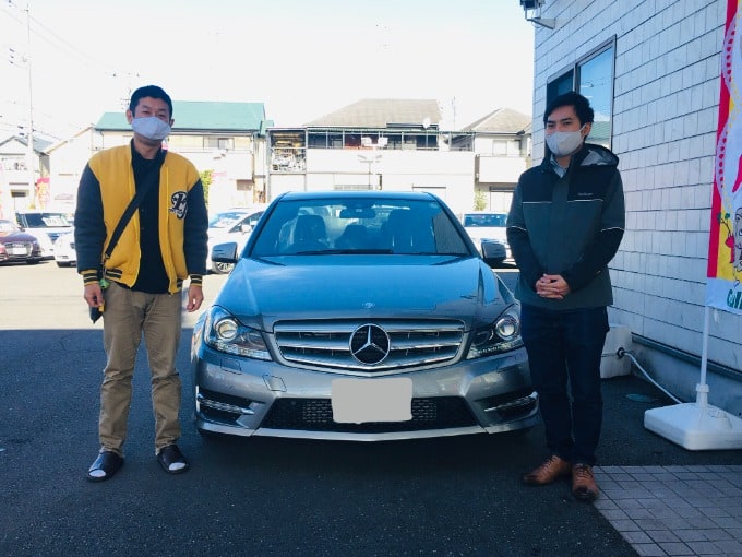 ベンツcクラスご納車しました 車買取販売ならガリバー新青梅街道東大和店のお知らせ G 中古車のガリバー