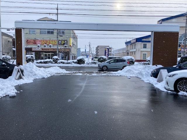 雪に負けないで頑張りましょう！01