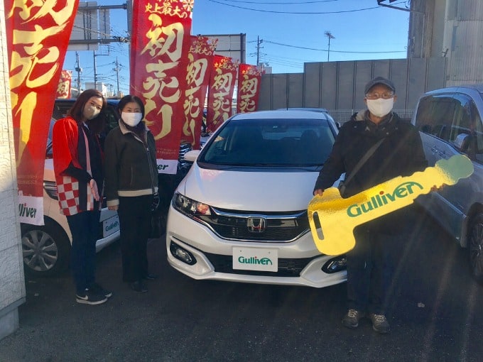 ☆フィットご納車報告☆埼玉県での中古車販売といえばガリバー254新座店01