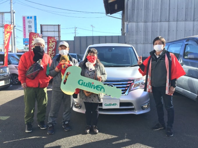 ☆セレナご納車報告☆埼玉県での中古車販売といえばガリバー254新座店01