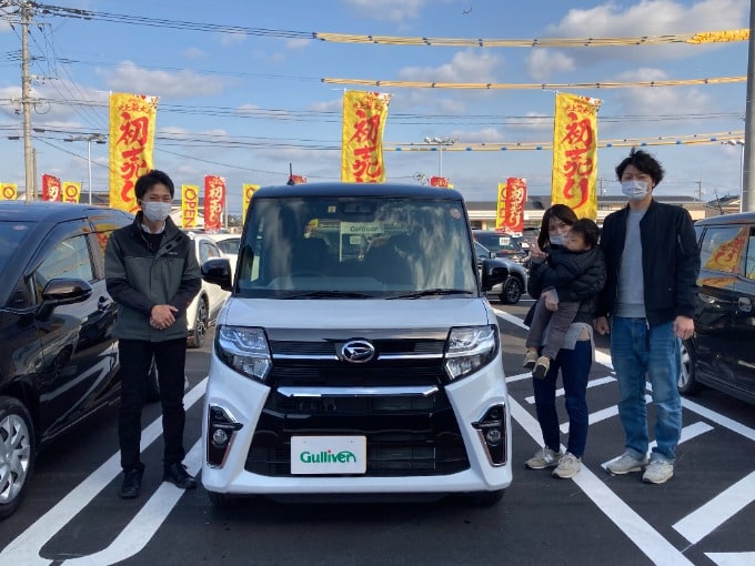 タントカスタムご納車おめでとうございます！01