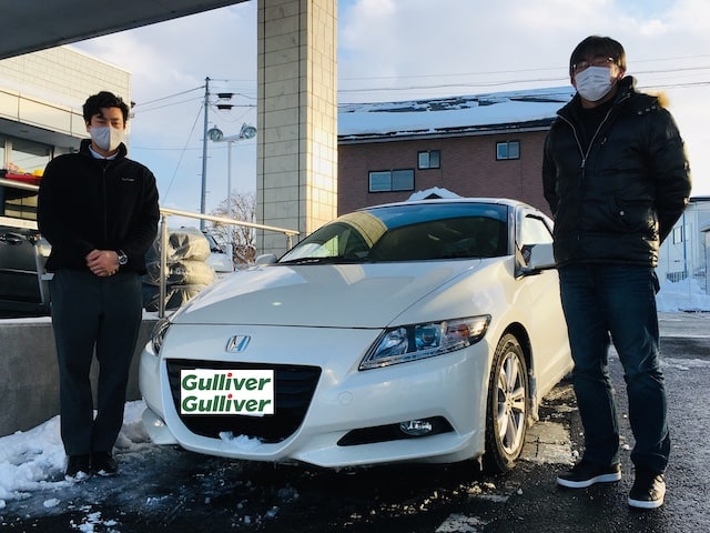 【ご納車】ホンダ　CR-Z　I様。ガリバー 盛岡店、中古車査定・中古車販売でお役に立たせて頂きます。01