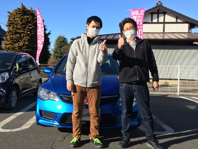 祝！！！K様!平成20年式シビックタイプRご納車おめでとうございます！01