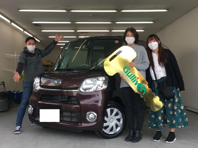 祝　ご納車　ダイハツ　タント01