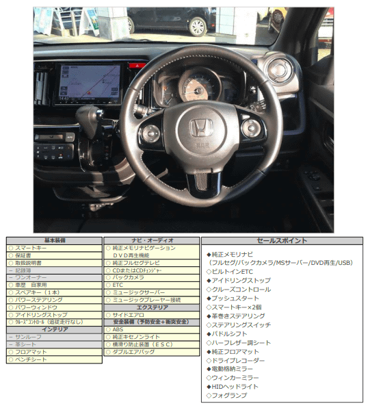 H29 ホンダ Ｎ ＷＧＮ カスタム Ｇ ターボパッケージ02