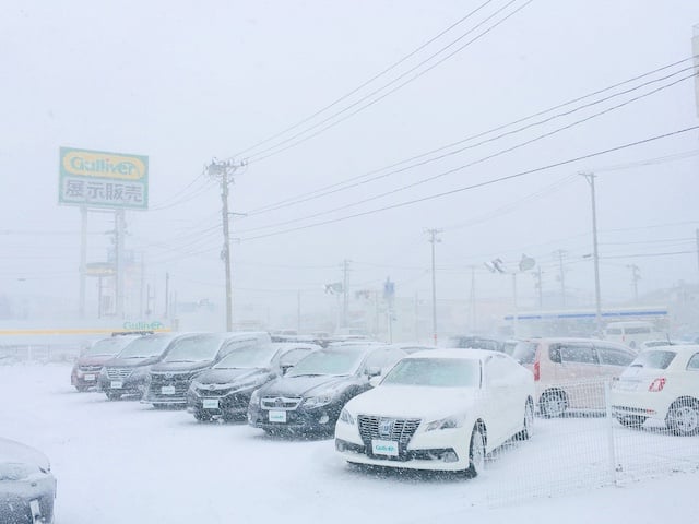 東北地方暴風雪にも負けず！ガリバー盛岡店、全国でお車のご売却ご検討の方のご要望にお応えさせて頂きます。無料電話査定行っております！01