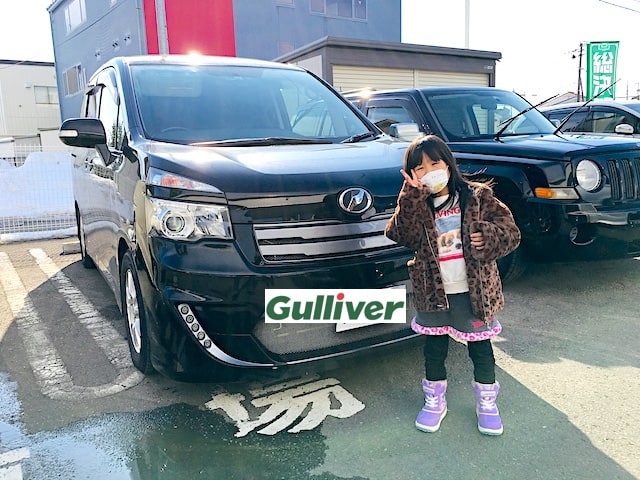 H様、おクルマのご売却有難うございました。親子とデートしよう。H23 TOYOTA VOXY ガリバー 盛岡店。01