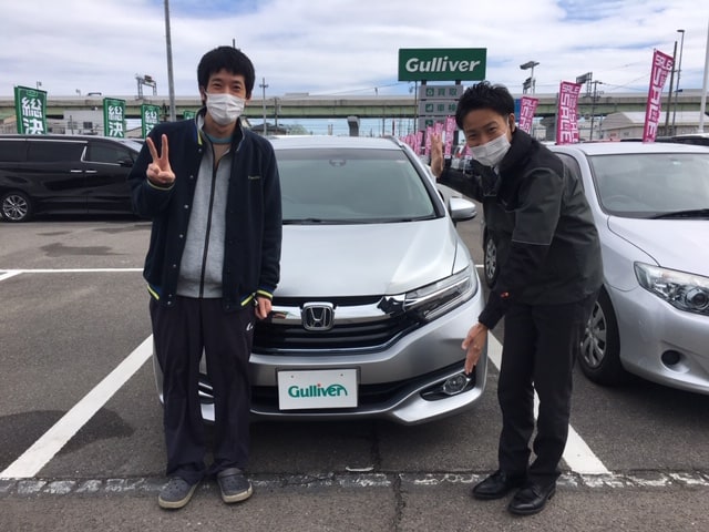 ホンダ シャトルhv ご納車 G ガリバー北名古屋店 お客様事例 購入 納車