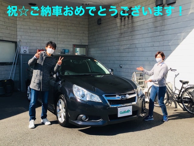 【祝☆ご納車させていただきました！！】スバル　レガシィツーリングワゴン♪01