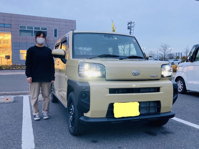 ダイハツ タフトご納車紹介！【届出済未使用車 郡山市】01