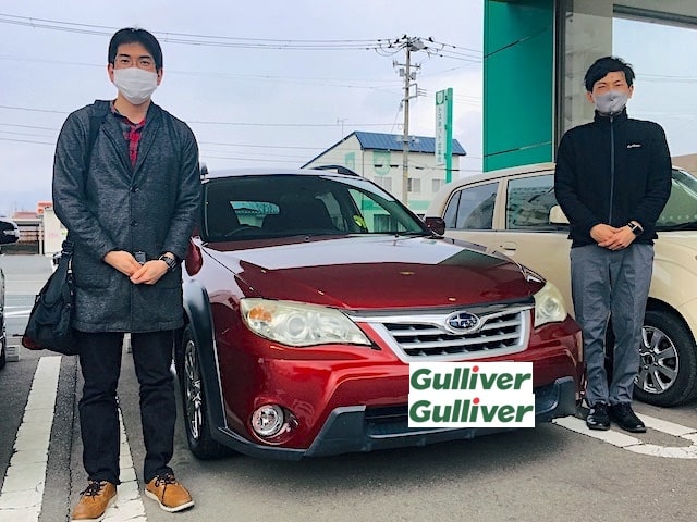 【ご納車】スバル　インプレッサ　4WD　S様。ガリバー 盛岡店、中古車査定・中古車販売でお役に立たせて頂きます。01