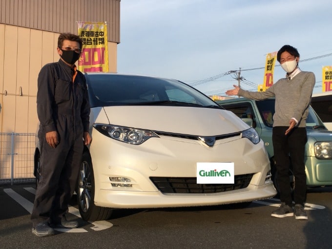 厳選美車のエスティマのご納車！！01