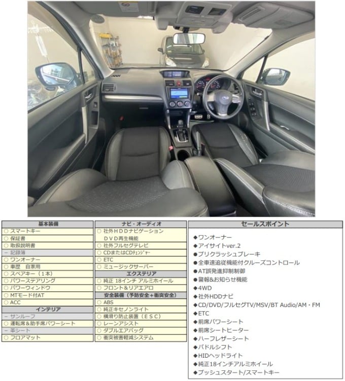  H25 スバル フォレスター ２．０ＸＴ アイサイト03