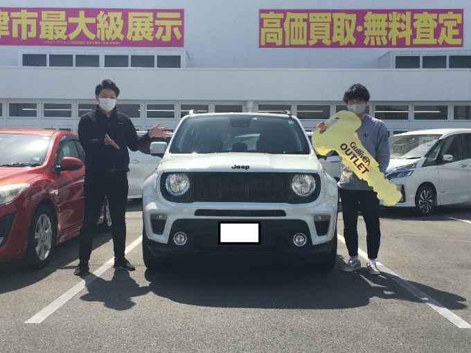 納車おめでとうございます！！　ジープ　レネゲード！！01