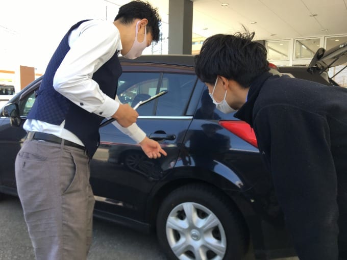 代車貸し出しまでの流れ！02