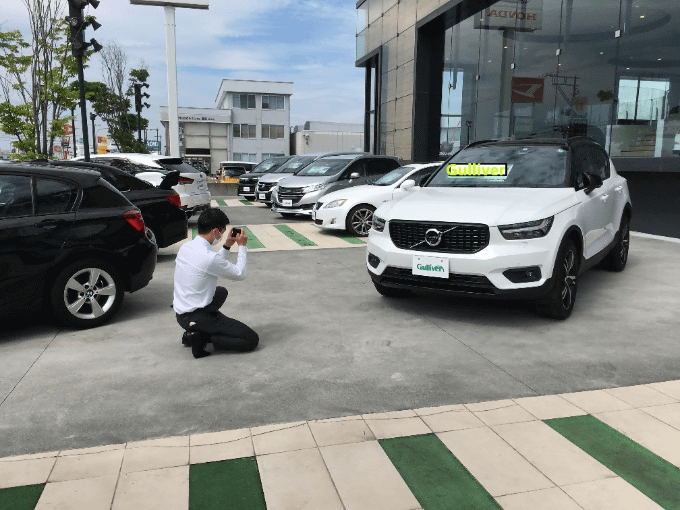 いつもの車紹介の裏側‼小河原君撮影の様子をお見せします‼01