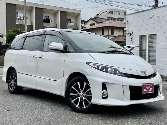 豊田市　中古車販売　オススメ車両のご紹介！【H24 トヨタ エスティマ ハイブリッド アエラス】01