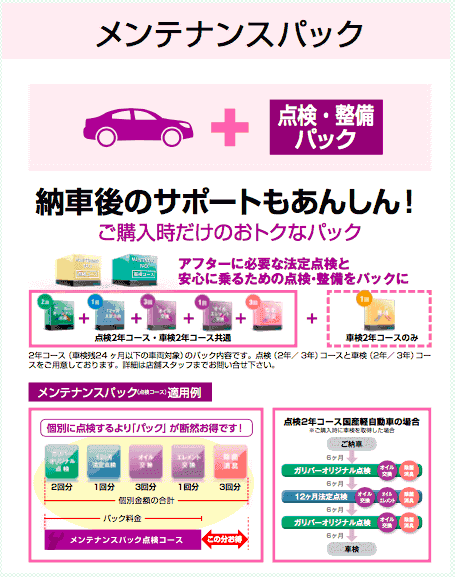 メンテナンスパックのご案内01