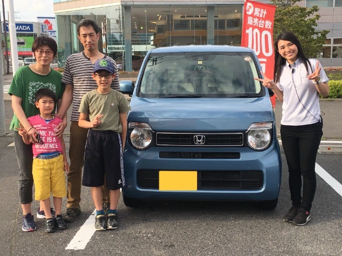 N Wgn 納車しました Mc ガリバーミニクル安積店 お客様事例 購入 納車