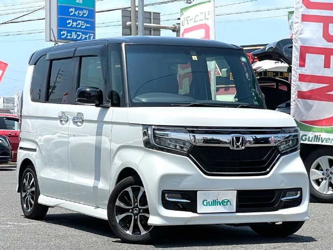 津島市 中古車販売 NBOXカスタム GLホンダセンシング ワンオーナー・禁煙車 入荷しました！01