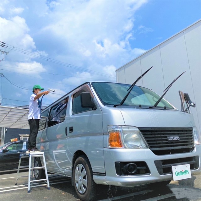 【ガリバー伊賀上野店】大きなコモワゴン☆洗車中！02