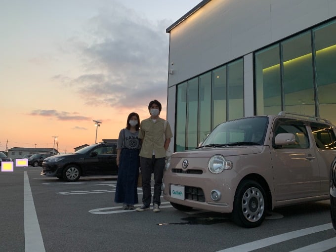 ダイハツ・ミラココア大満足納車させて頂きました！！02