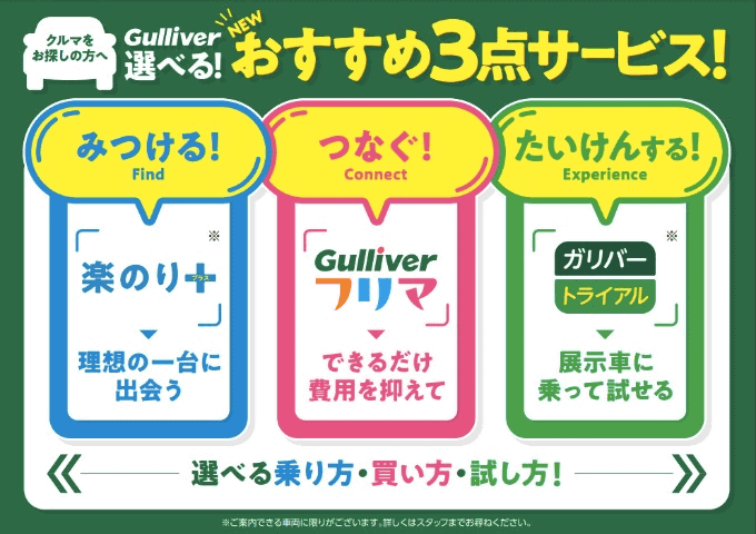 新たな３点サービスが始まりました！01