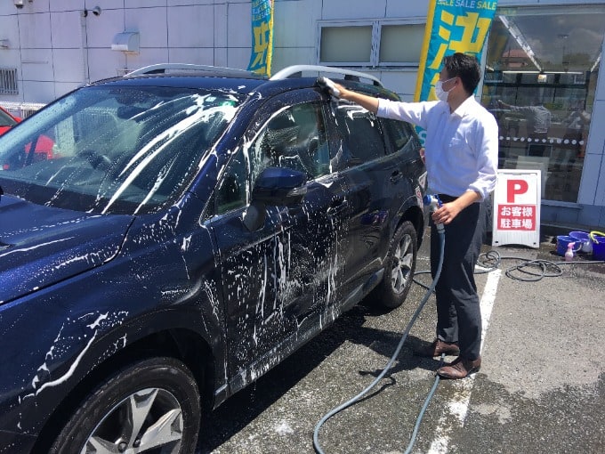 今日は洗車日和！！03