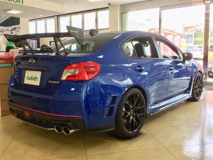 H30 スバル WRX STI S208 NBR チャレンジP カーボン 3千キロ 869.9万円 7/24現在展示中03