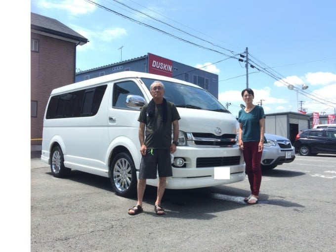 祝 ハイエース キャンピングご納車おめでとうございます 盛岡市 中古車 車査定 G ガリバー盛岡店 お客様事例 購入 納車