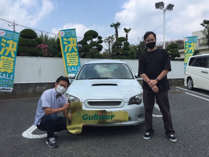 ㊗スバル　レガシーツーリングワゴンご納車させていただきました！！01